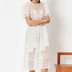 Tularosa Neil Lace Midi Dress - image 1